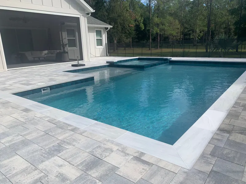 Custom new pool build by Next Level Pools and Spas — Central Florida project 1