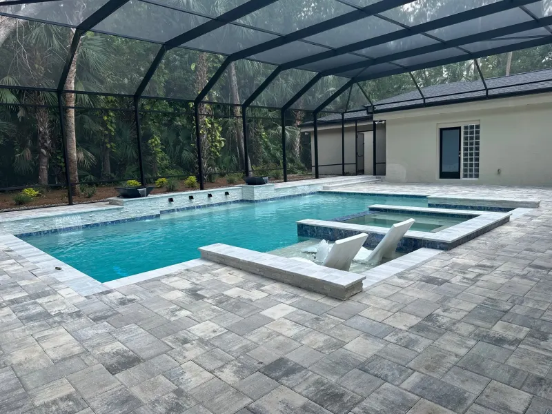 Custom new pool build by Next Level Pools and Spas — Central Florida project 2