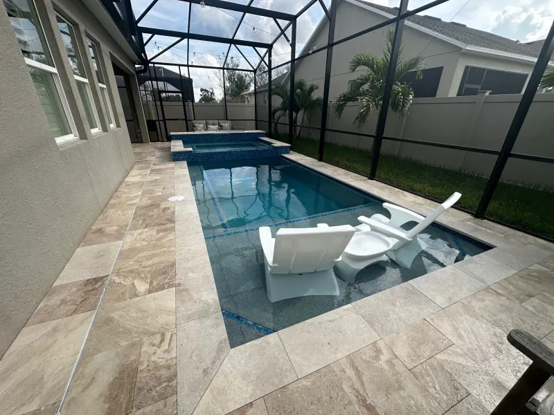Custom new pool build by Next Level Pools and Spas — Central Florida project 7