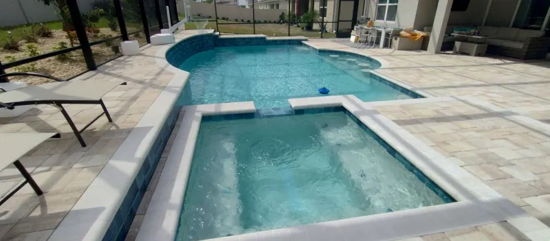 Custom new pool build by Next Level Pools and Spas — Central Florida project 12