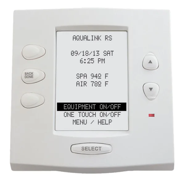Jandy AquaLink RS automation panel